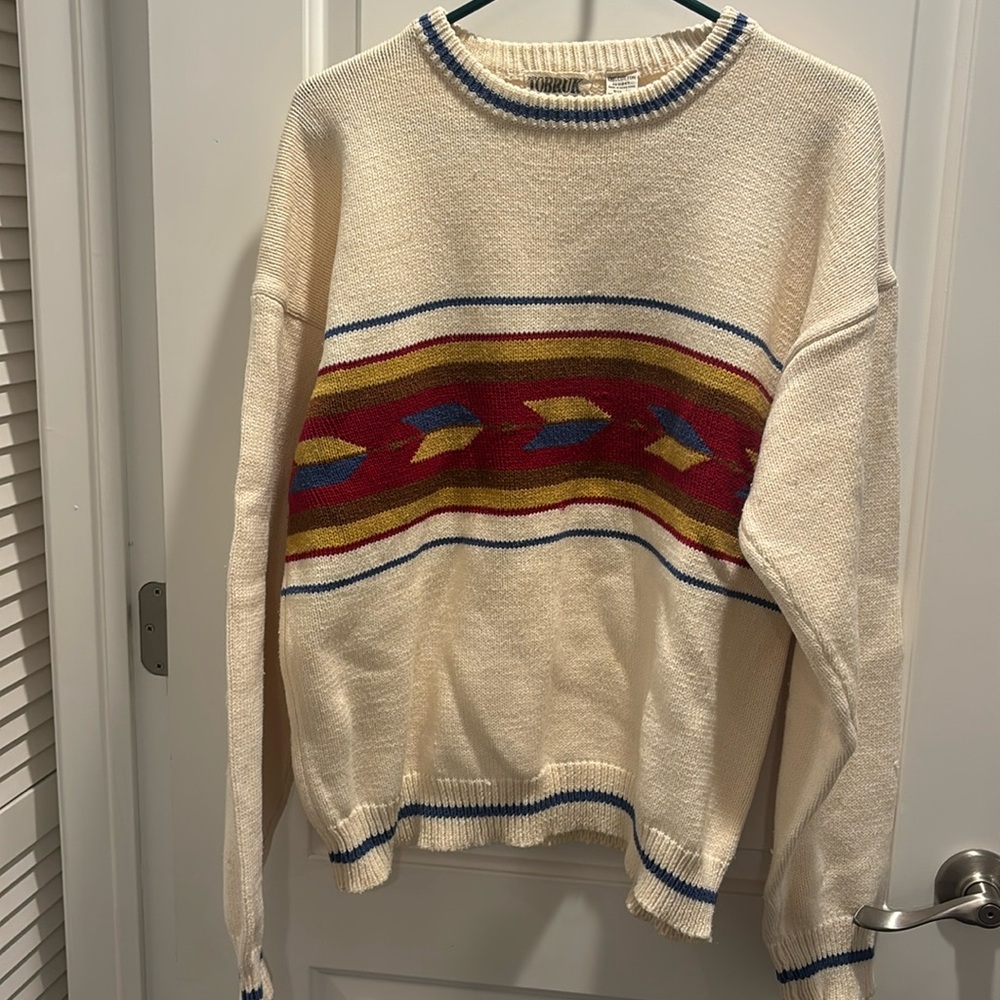 Tobruk Large 100% Cotton Vintage Sweater